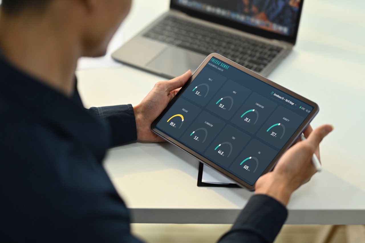 FACES2 Sense environmental dashboard